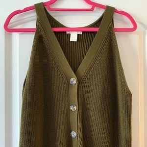 WORN ONCE - Cute H&M Sweater Tank